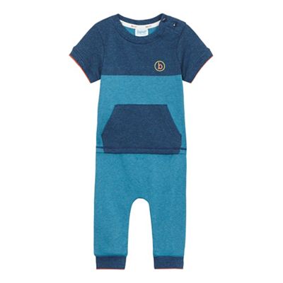 Baby boys' blue top and jogging bottoms set
